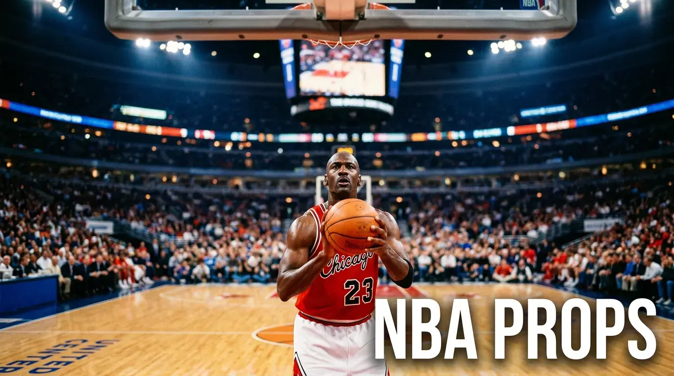 Jugador de baloncesto NBA lanzando un tiro libre bajo la luz de los focos del pabellón